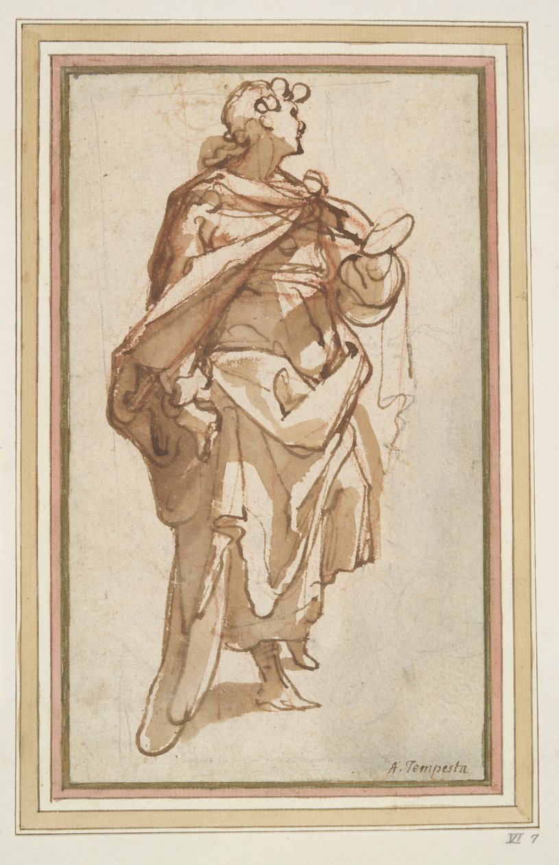Stående ung mand af Jacopo Zucchi