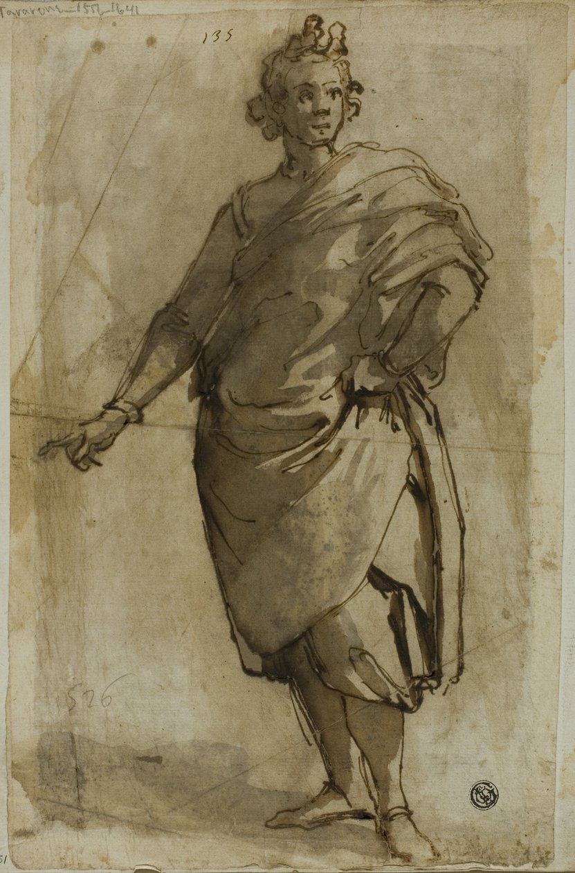 Stående Mandsfigur af Jacopo da Empoli