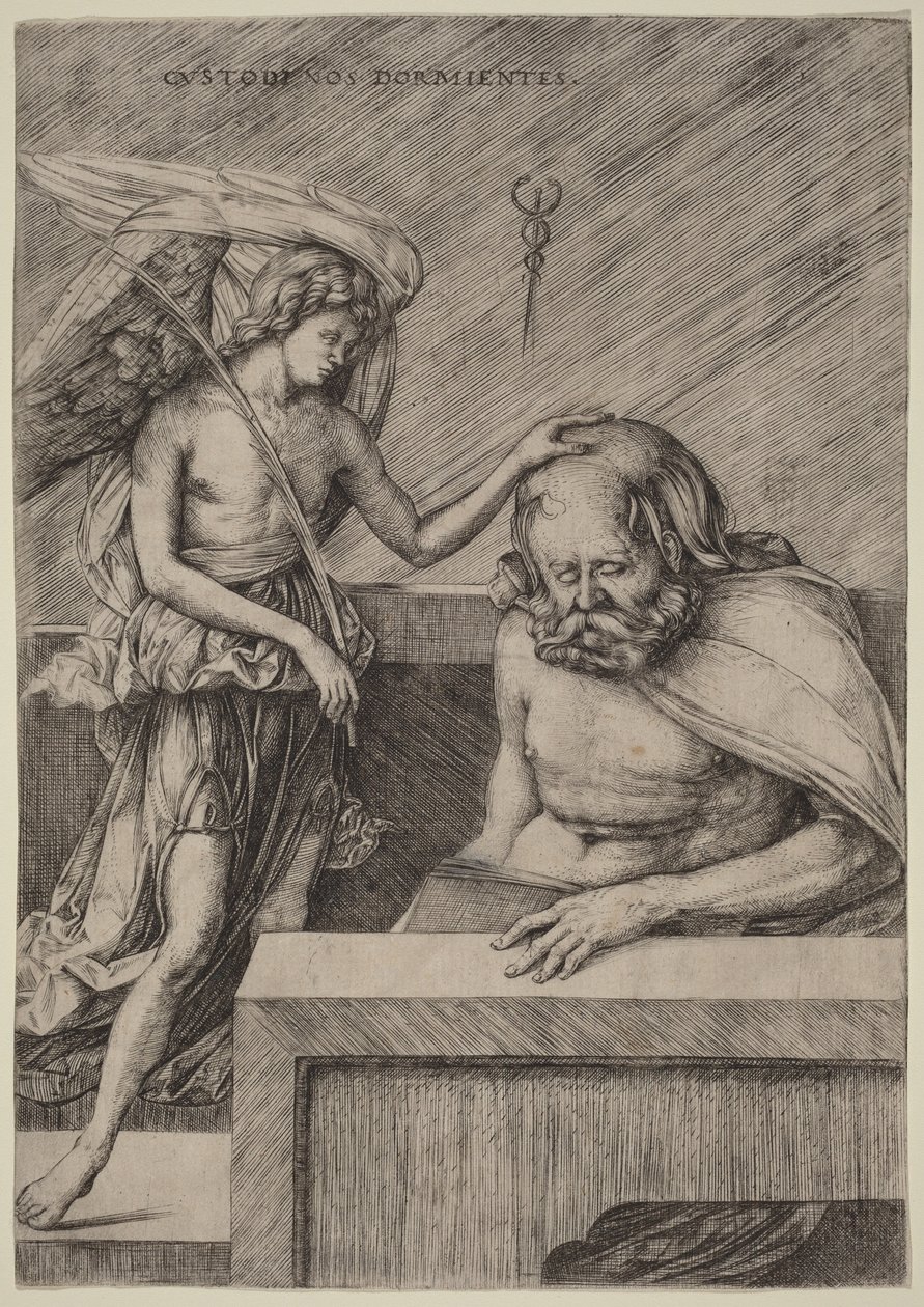Beskyt os, mens vi sover (Beskyttelsesenglen) af Jacopo de