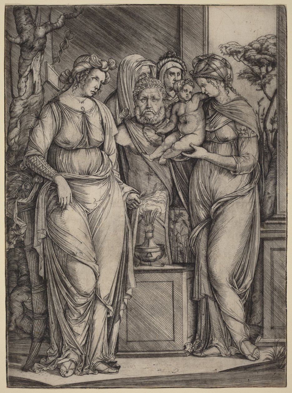 Et stort offer til Priapus af Jacopo de