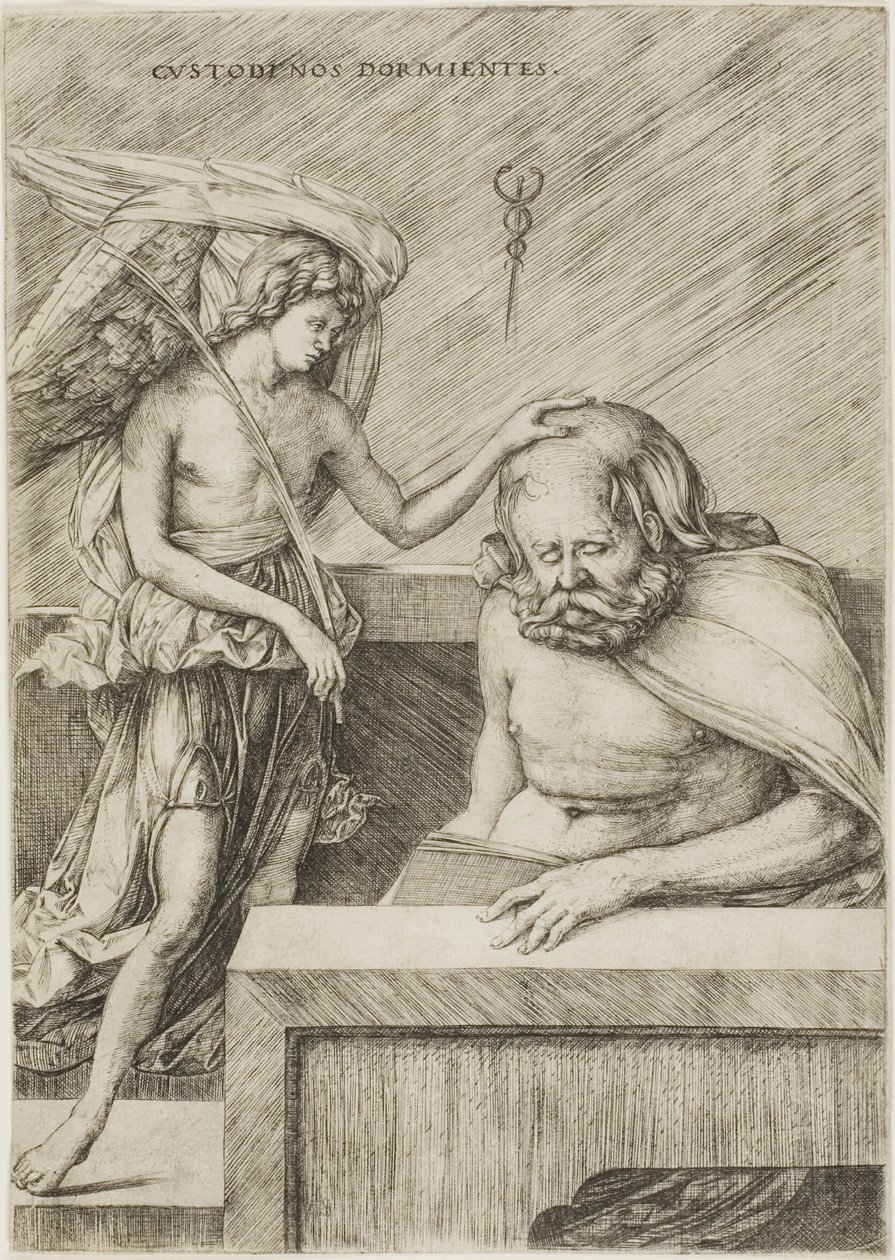 Den beskyttende engel af Jacopo de