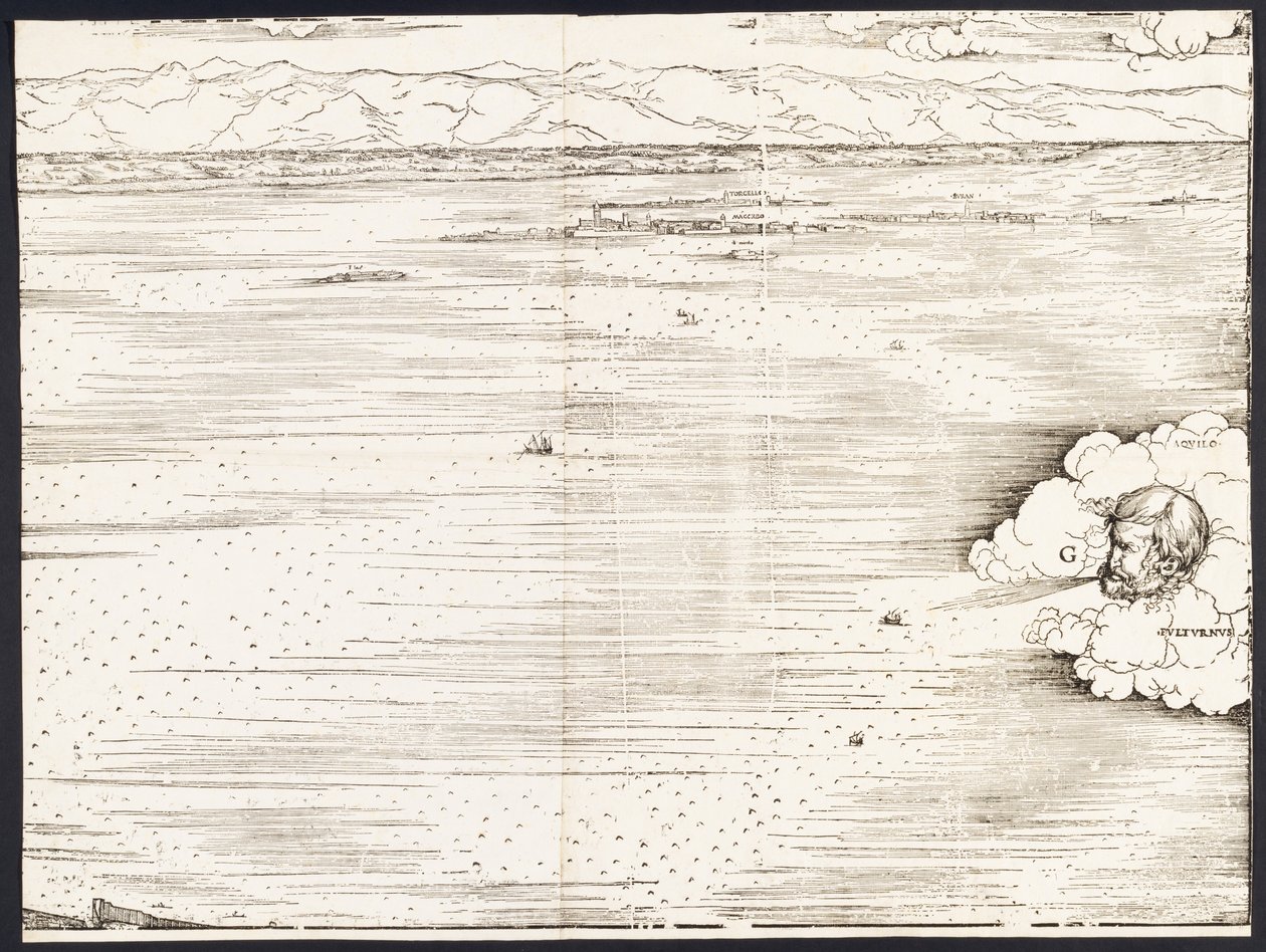 Udsigt over Venedig [øverste højre blok], 1500. af Jacopo de Barbari