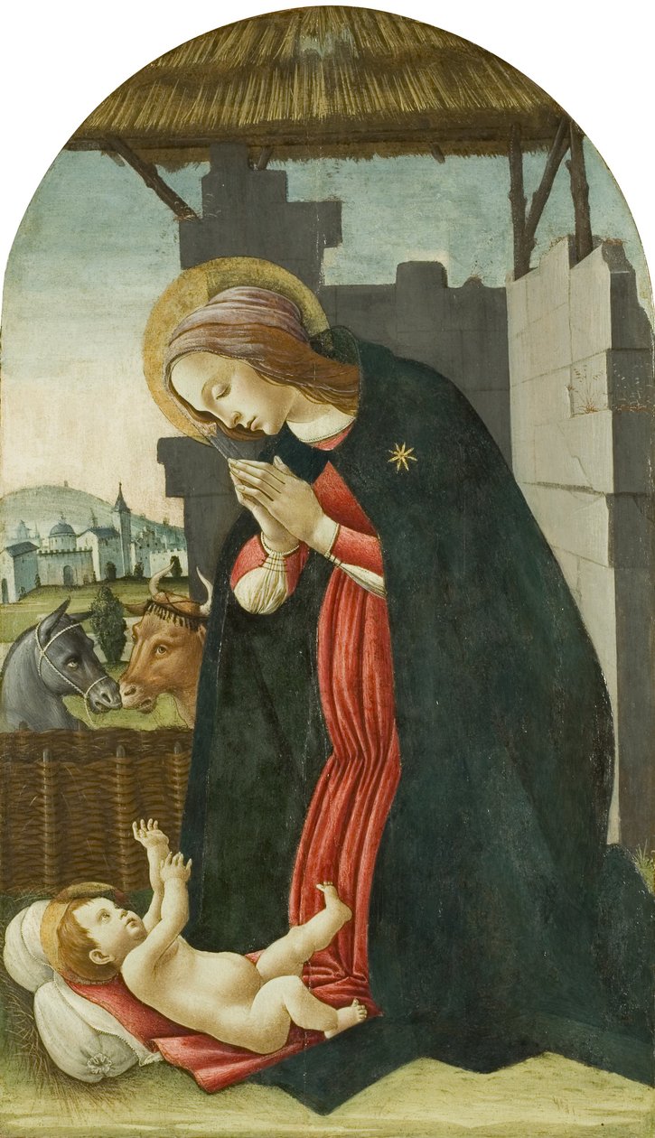 Madonna og barn af Jacopo del Sellaio