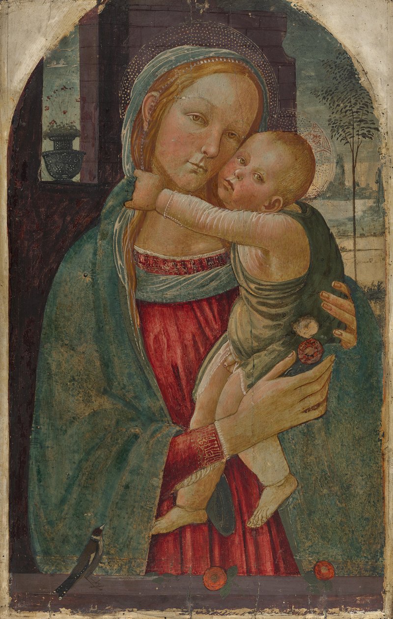 Maria med barnet af Jacopo del Sellaio