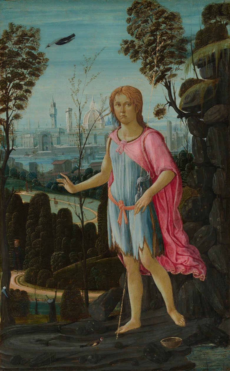 Sankt Johannes Døber af Jacopo del Sellaio