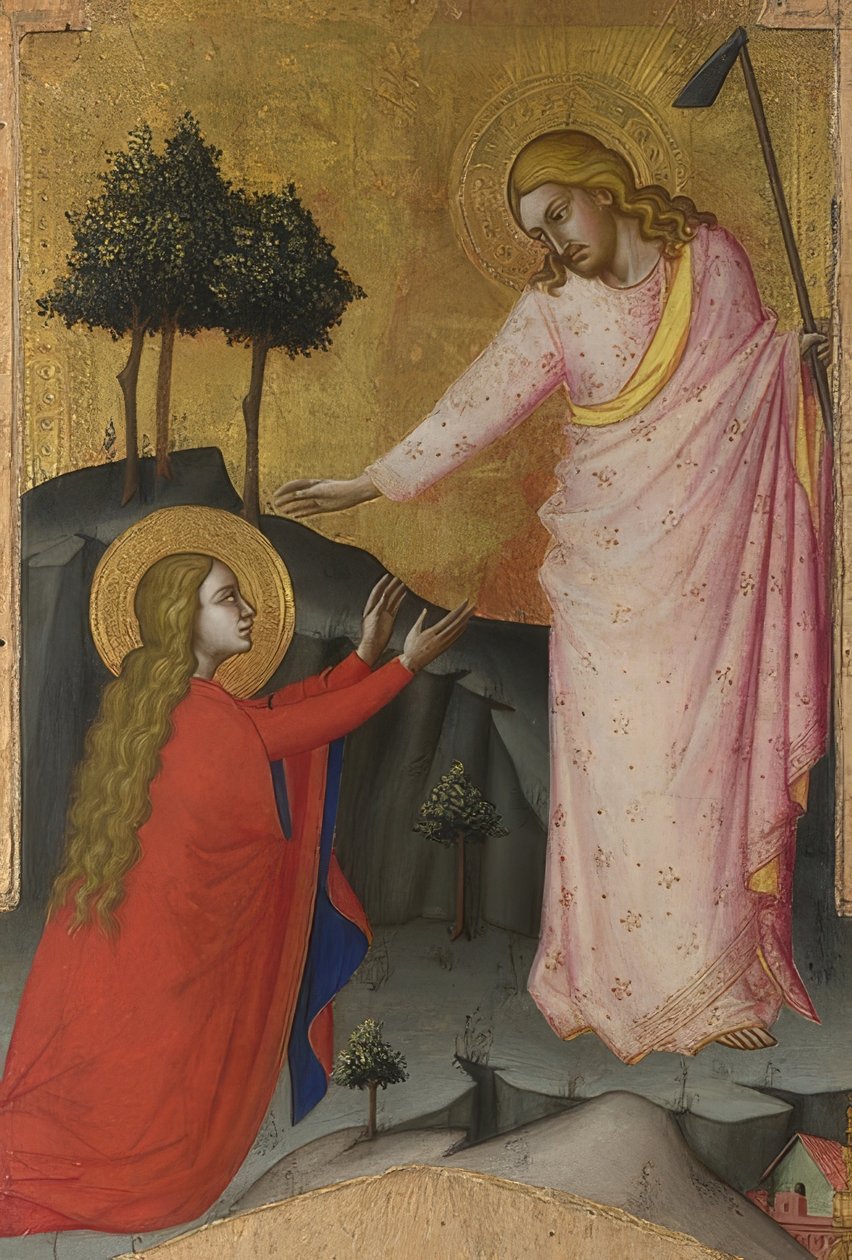 Rør mig ikke. Um 1368-70 af Jacopo di Cione