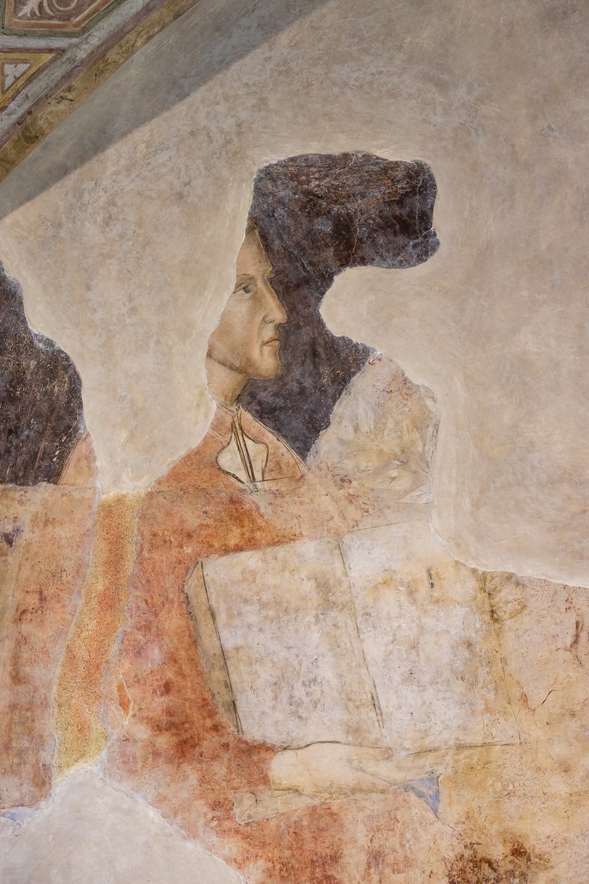Portræt af Dante Alighieri (frisk) af Jacopo di Cione