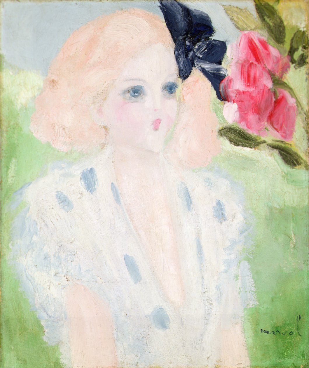 Portræt af Cendrillon, ca. 1929 (olie på lærred) af Jacqueline Marval