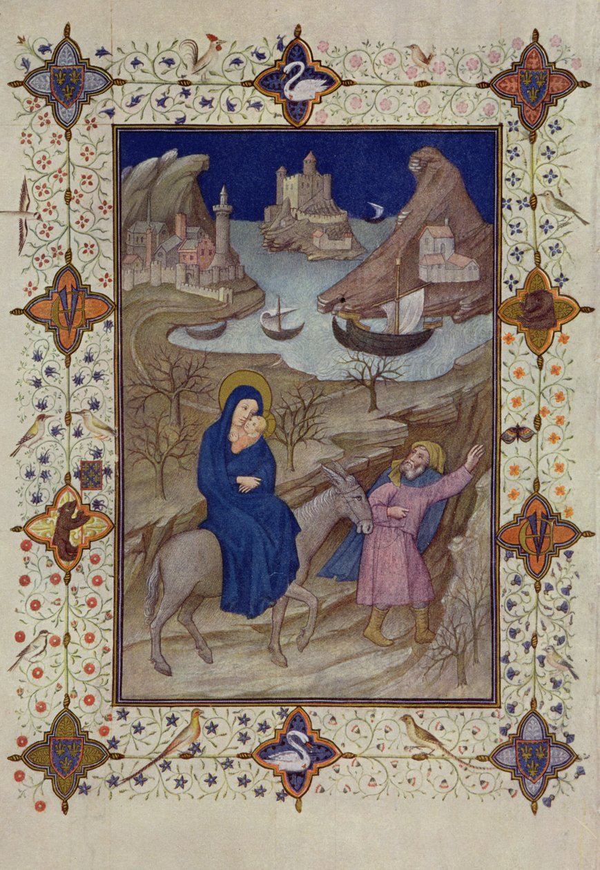MS 11060-11061 Timer af Notre Dame: Vesper, Flugten til Egypten, fra 