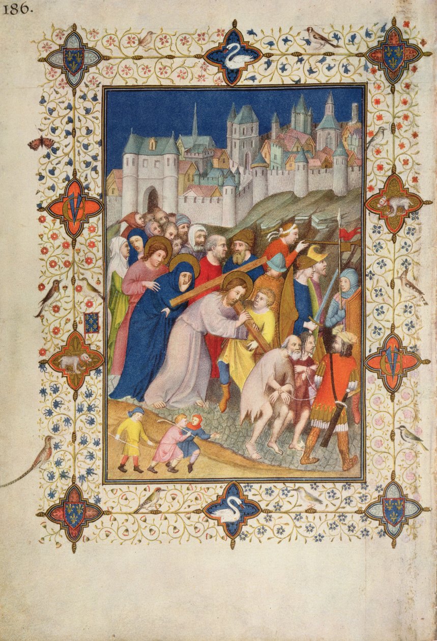 MS 11060-11061 Korsets timer: Sexte, Kristus der bærer korset, fra 