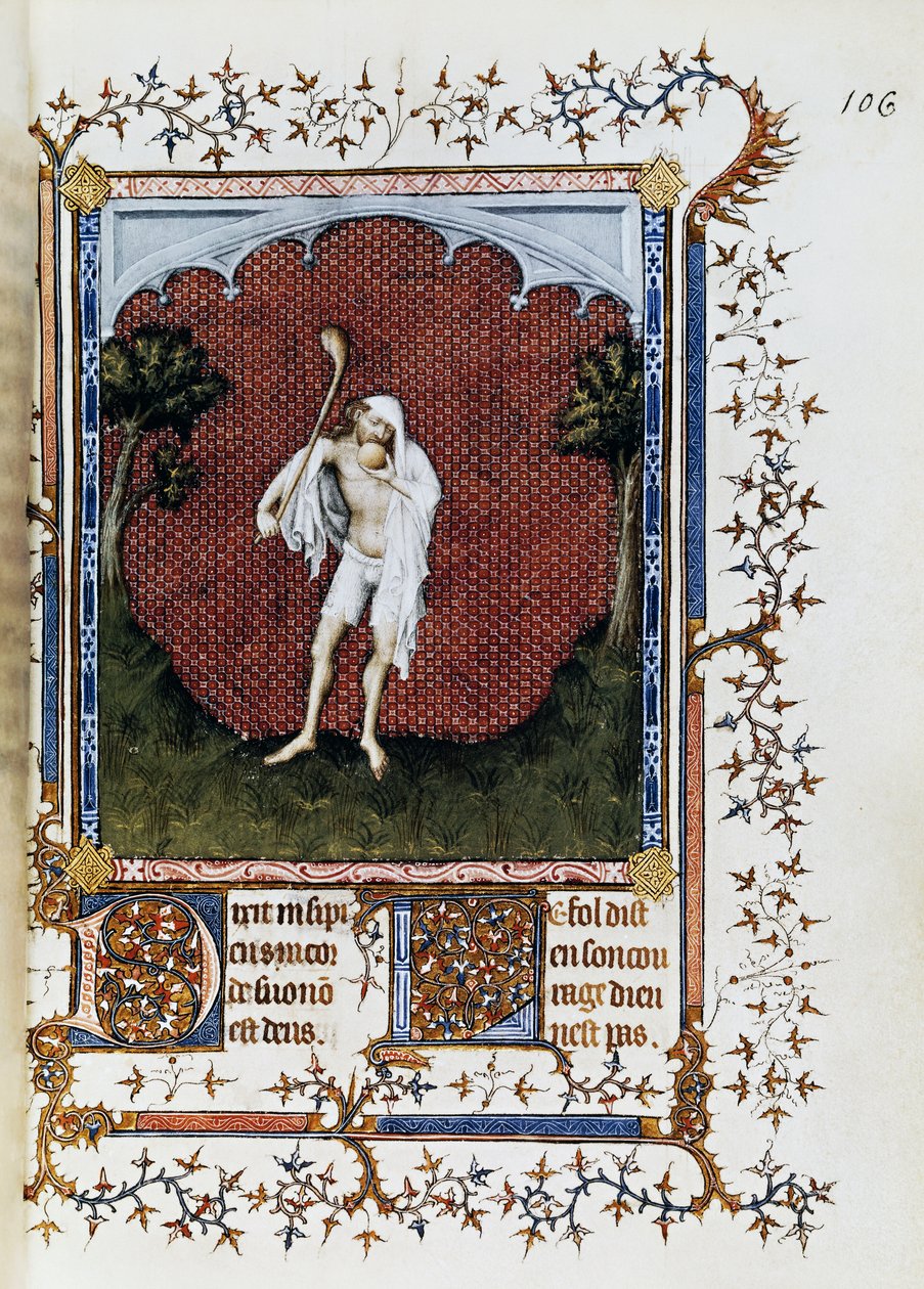 Folkemængderne, miniature af Jacquemart de Hesdin (1348-1413) fra Petites Heures af Jean de France, Duc de Berry, ca 1386 af Jacquemart de Hesdin