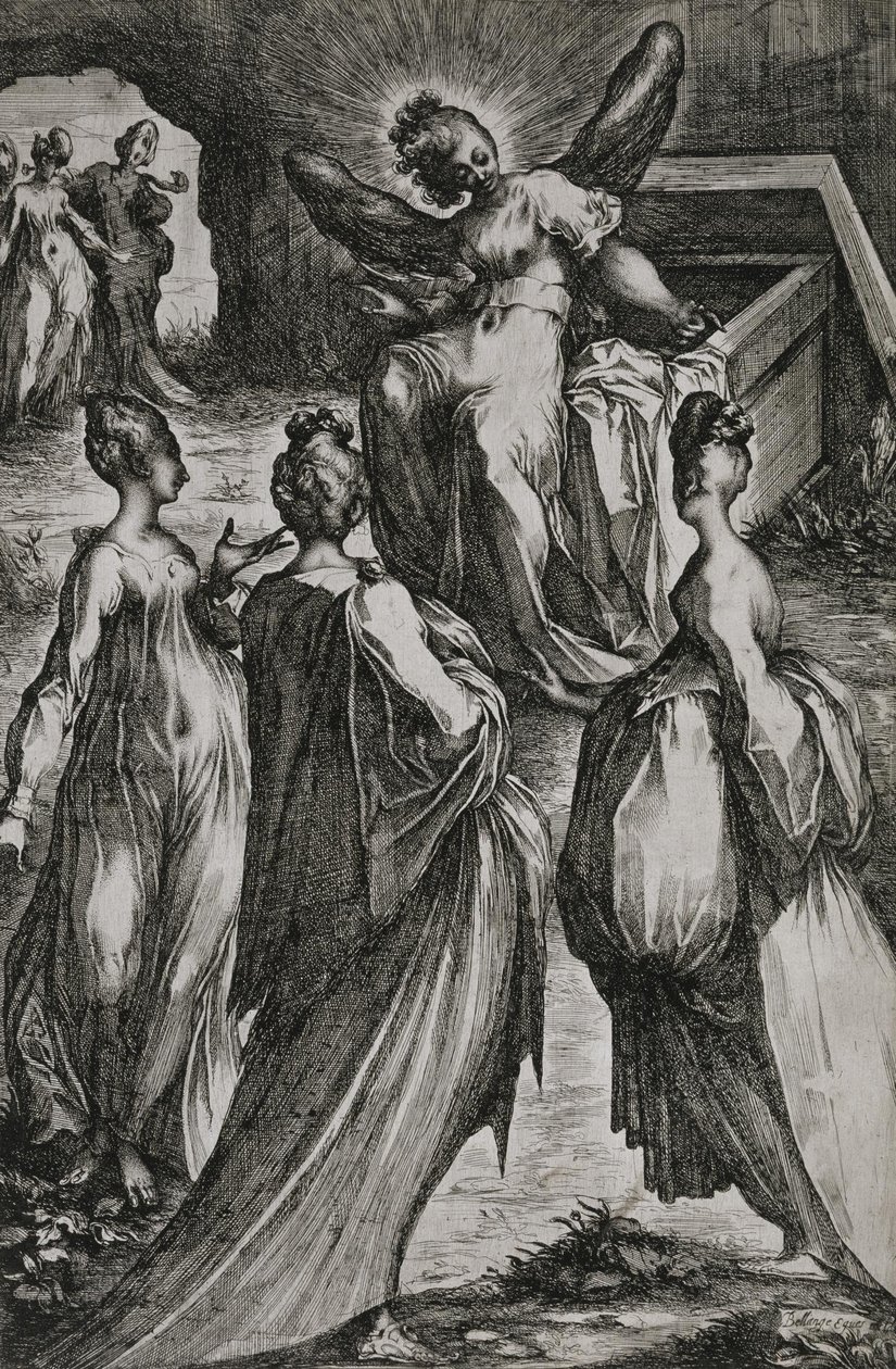 De hellige kvinder ved graven af Jacques Bellange