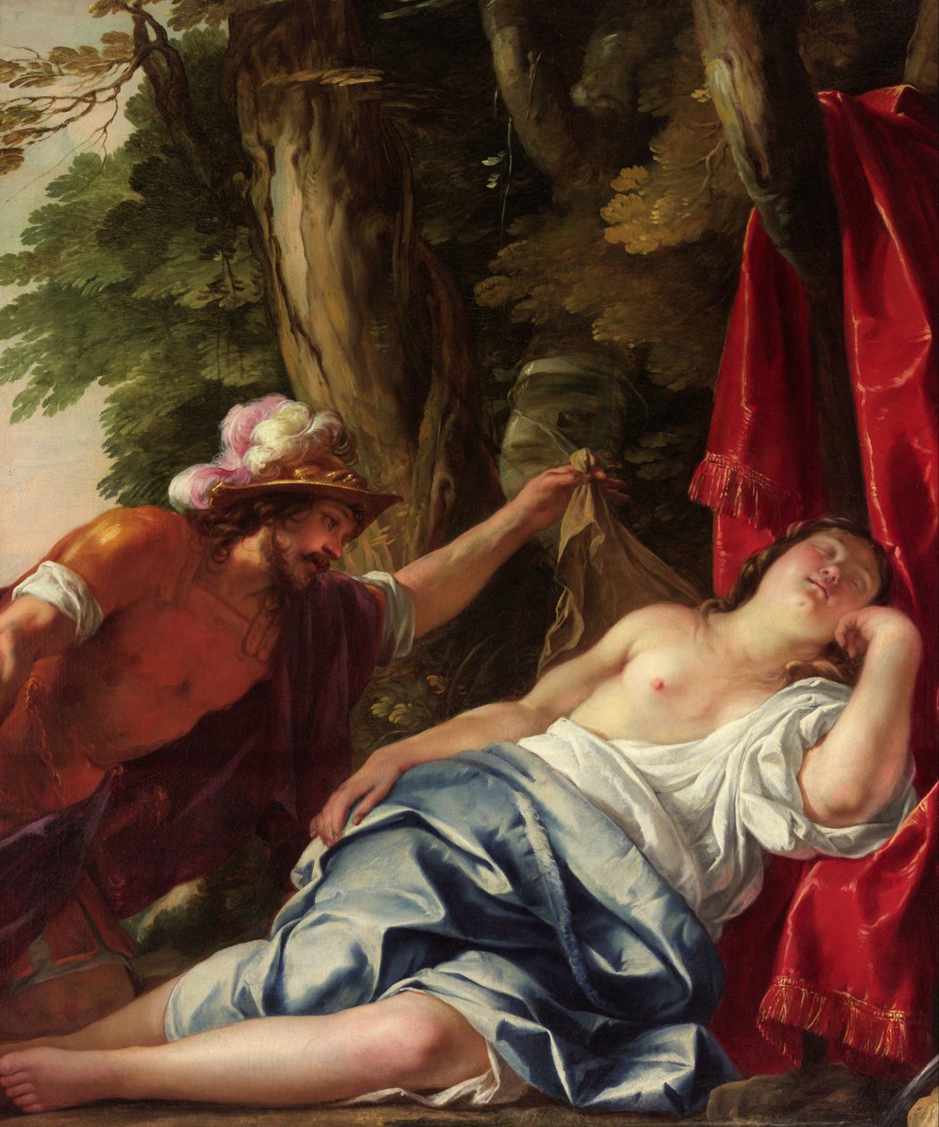 Mars og vestal jomfru af Jacques Blanchard