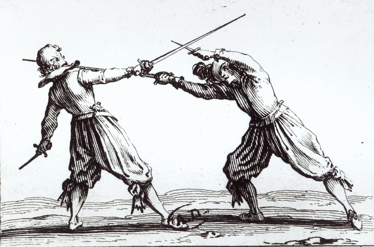 En duel af Jacques Callot