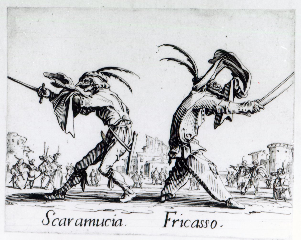 Balli de Sfessania, ca. 1622 af Jacques Callot