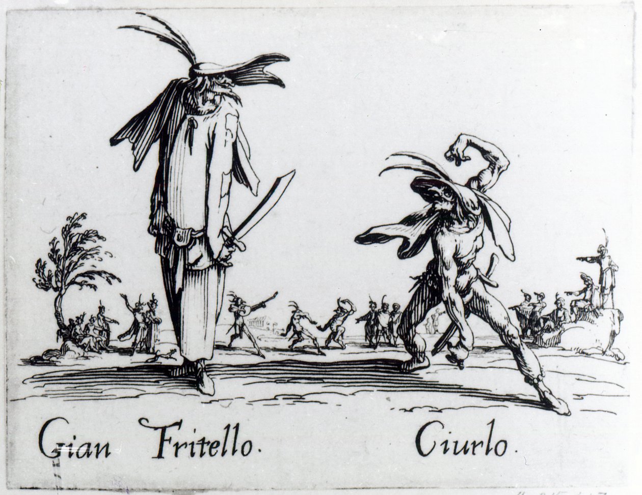 I Balli de Spessanei, eller Le Grande Chasse, ca. 1622 af Jacques Callot