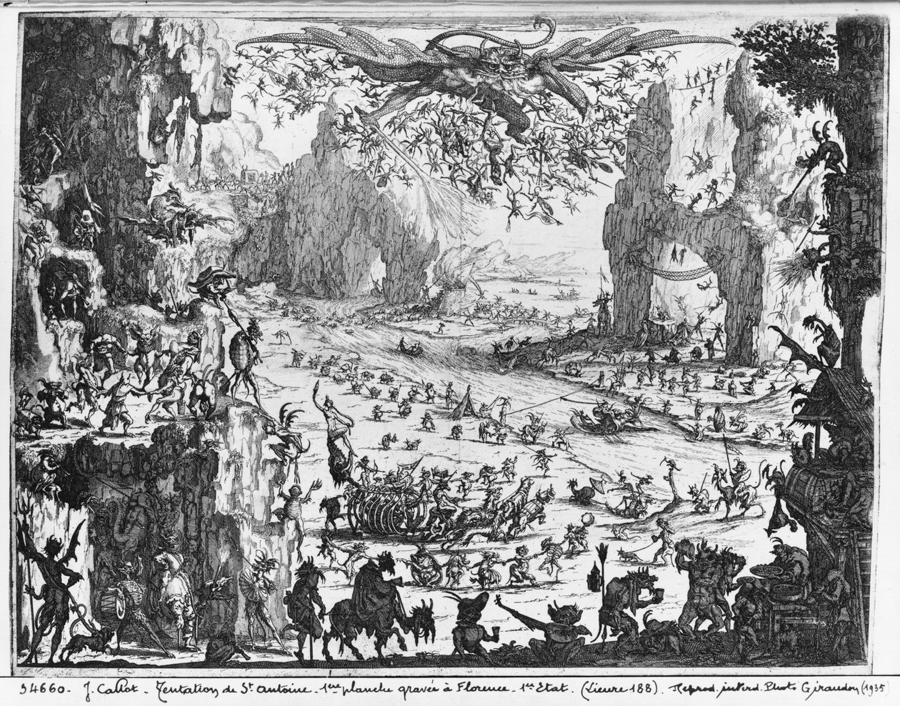 Sankt Anthonys fristelse af Jacques Callot