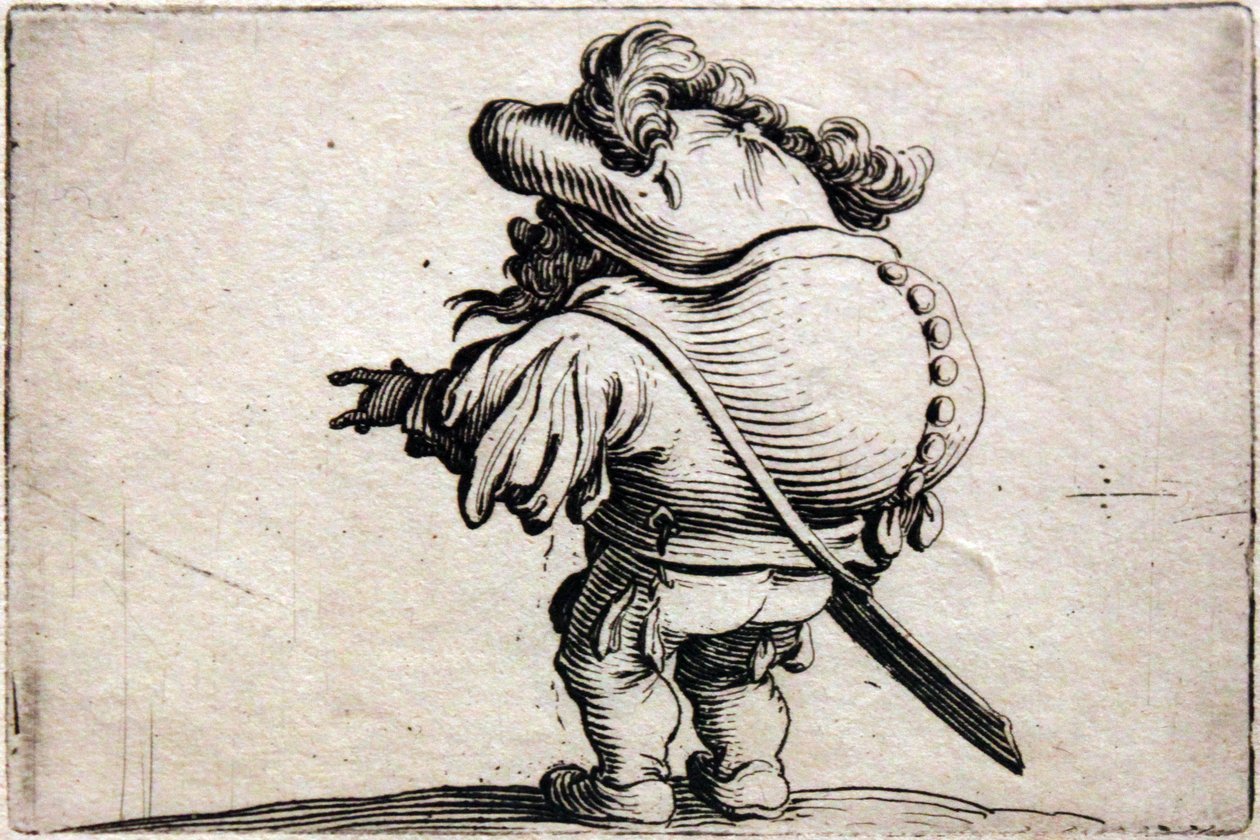 Forskellige Gobbi -figurer af Jacques Callot