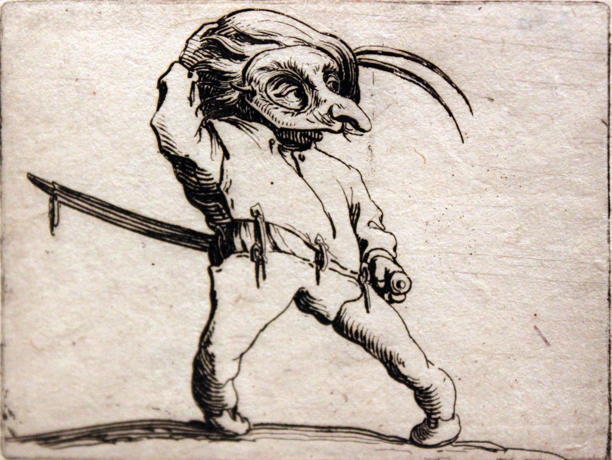 Forskellige Gobbi -figurer af Jacques Callot