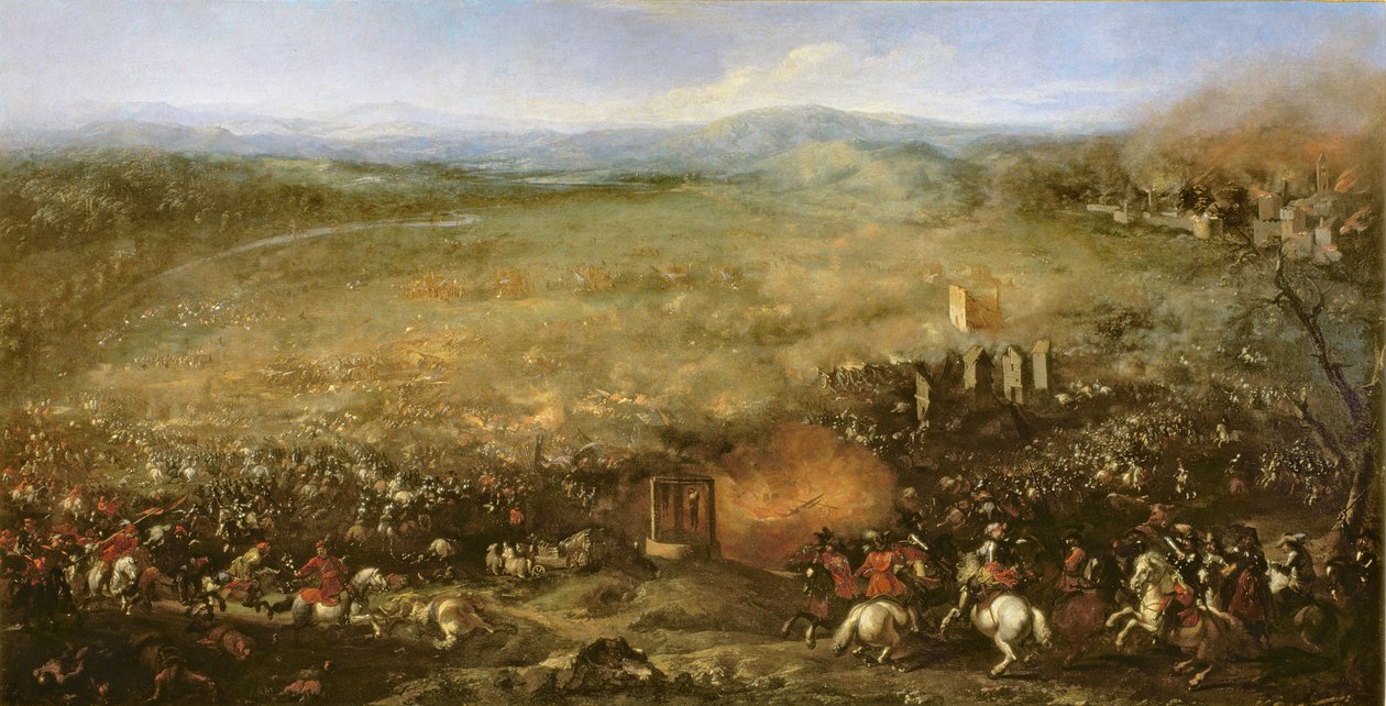 Slaget ved Lutzen i 1632 af Jacques Courtois