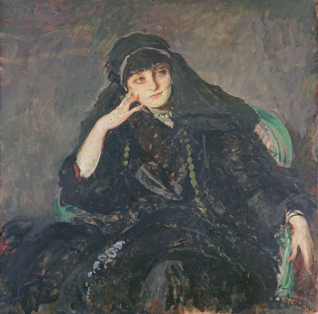 Anna, grevinde af Noailles, 1912 af Jacques Emile Blanche