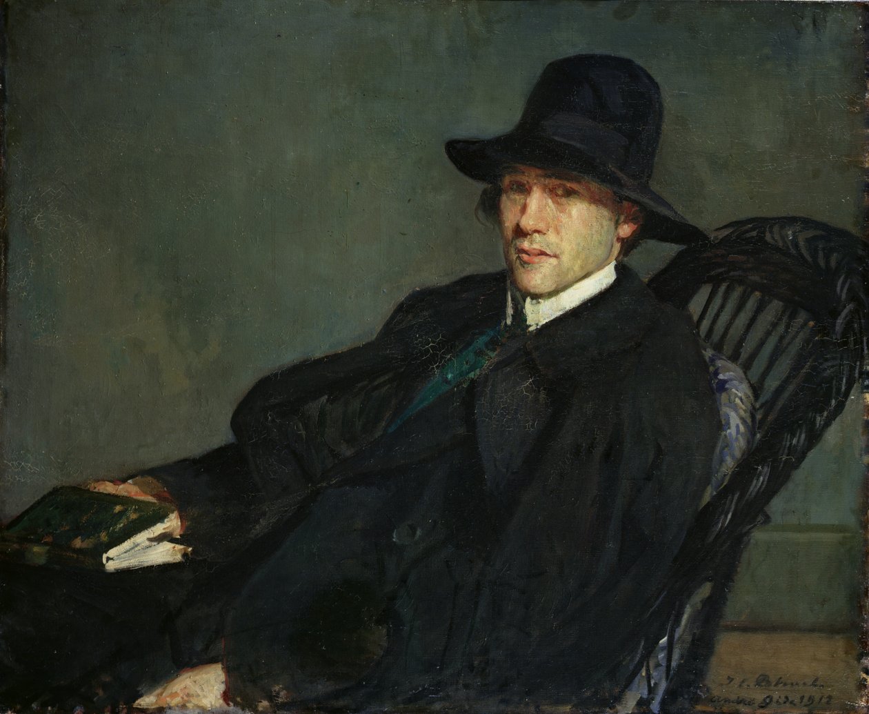 Portræt af Andre Gide (1869-1951) 1912 af Jacques Emile Blanche