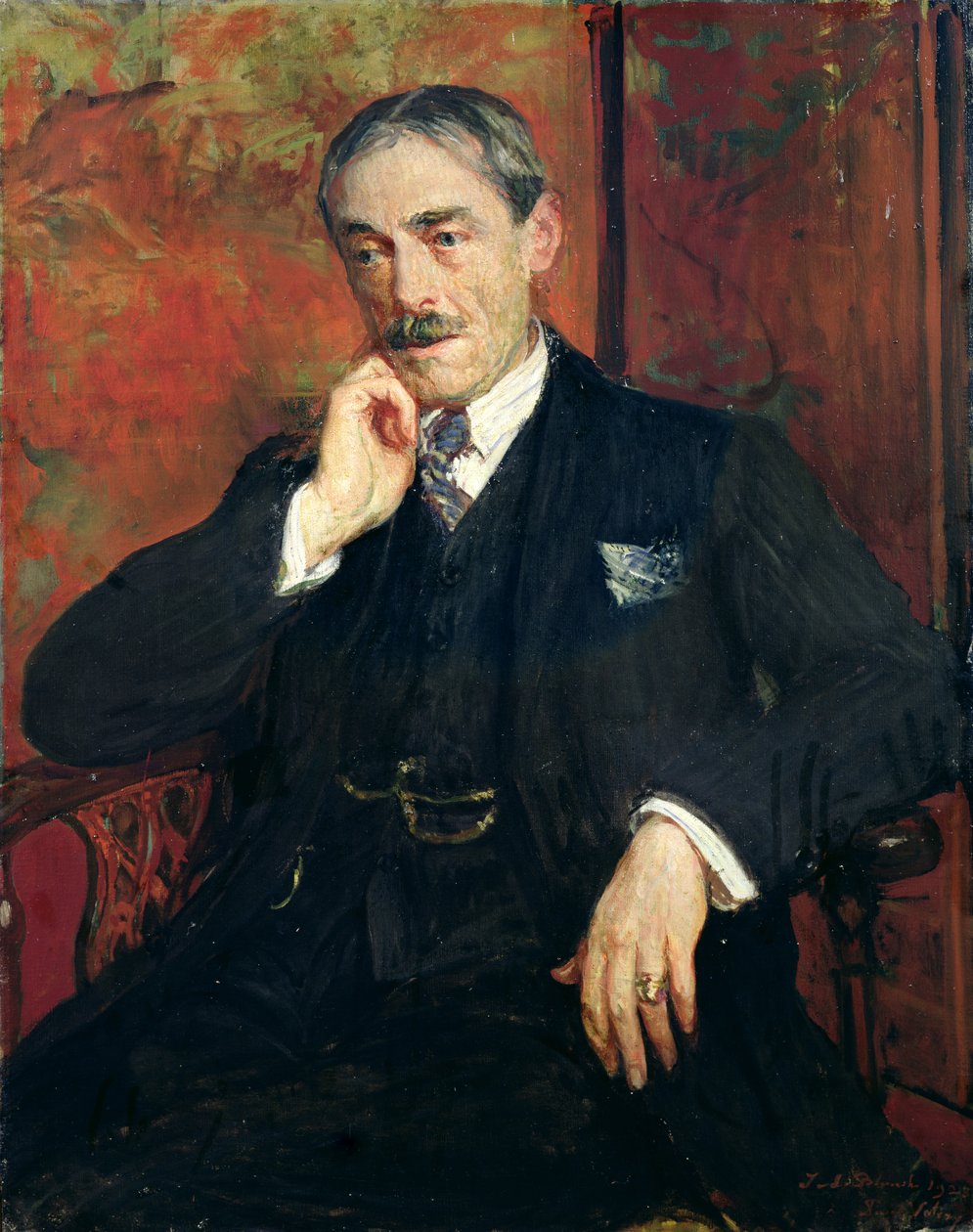 Portræt af Paul Valery (1871-1945), 1923 af Jacques Emile Blanche