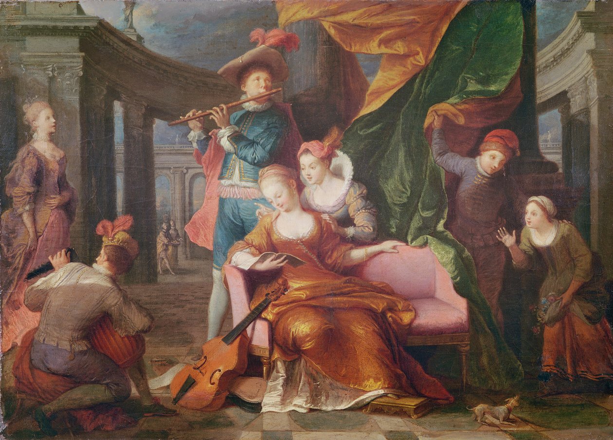 musik af Jacques Francois Courtin