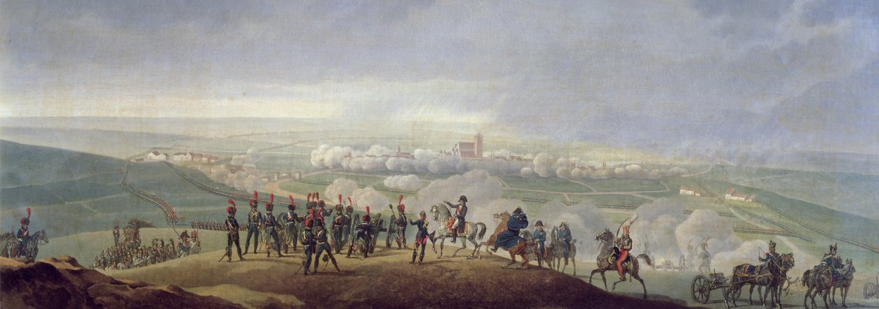 Slaget ved Austerlitz, 2. december 1805 af Jacques Francois Joseph Swebach