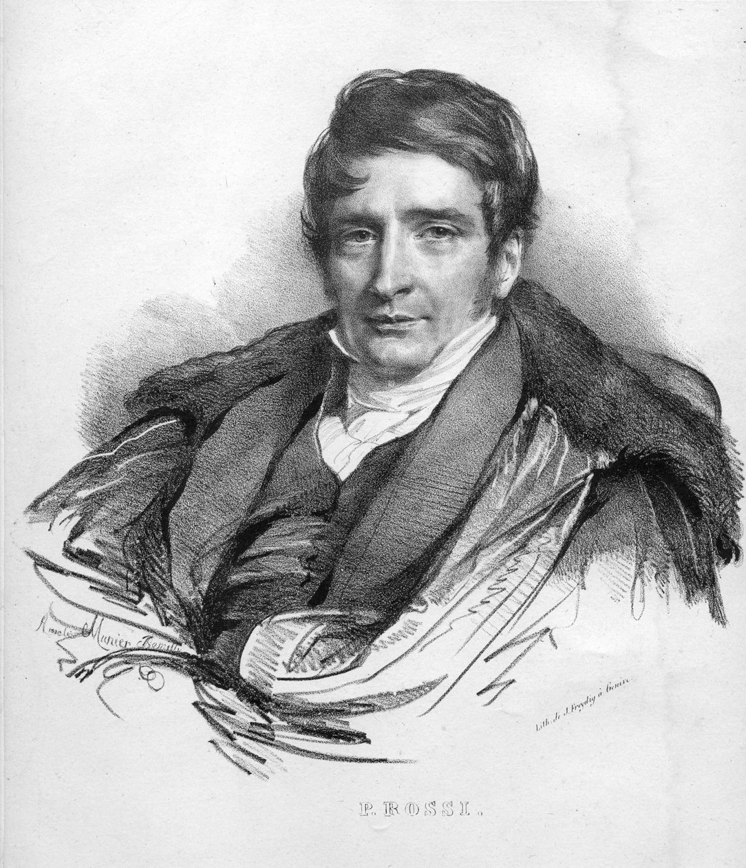 graveret portræt af Jacques Freydig d Munier Romilly