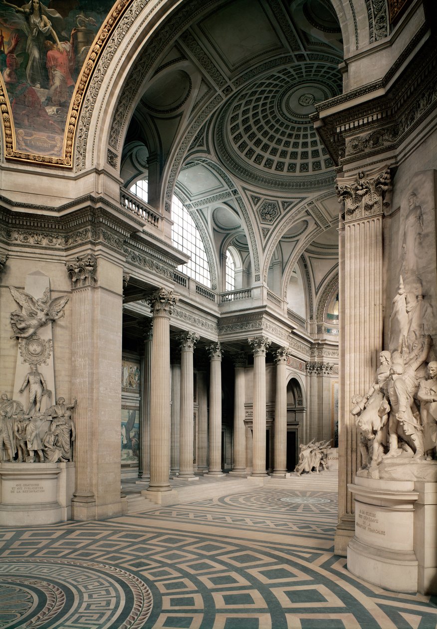 Indvendig udsigt, 1764-1812 af Jacques Germain Soufflot