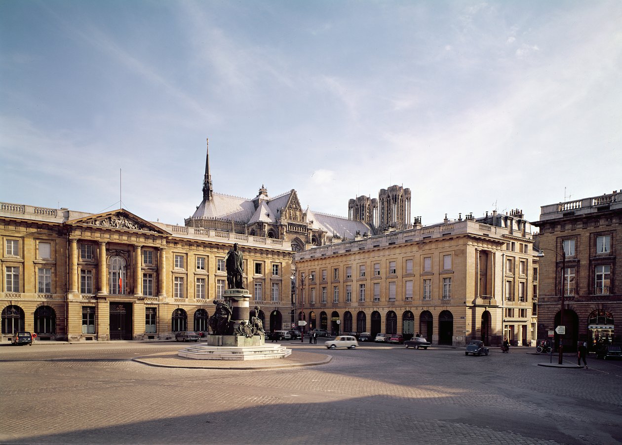 Udsigt over den sydlige side af Place Royale af Jacques Germain Soufflot