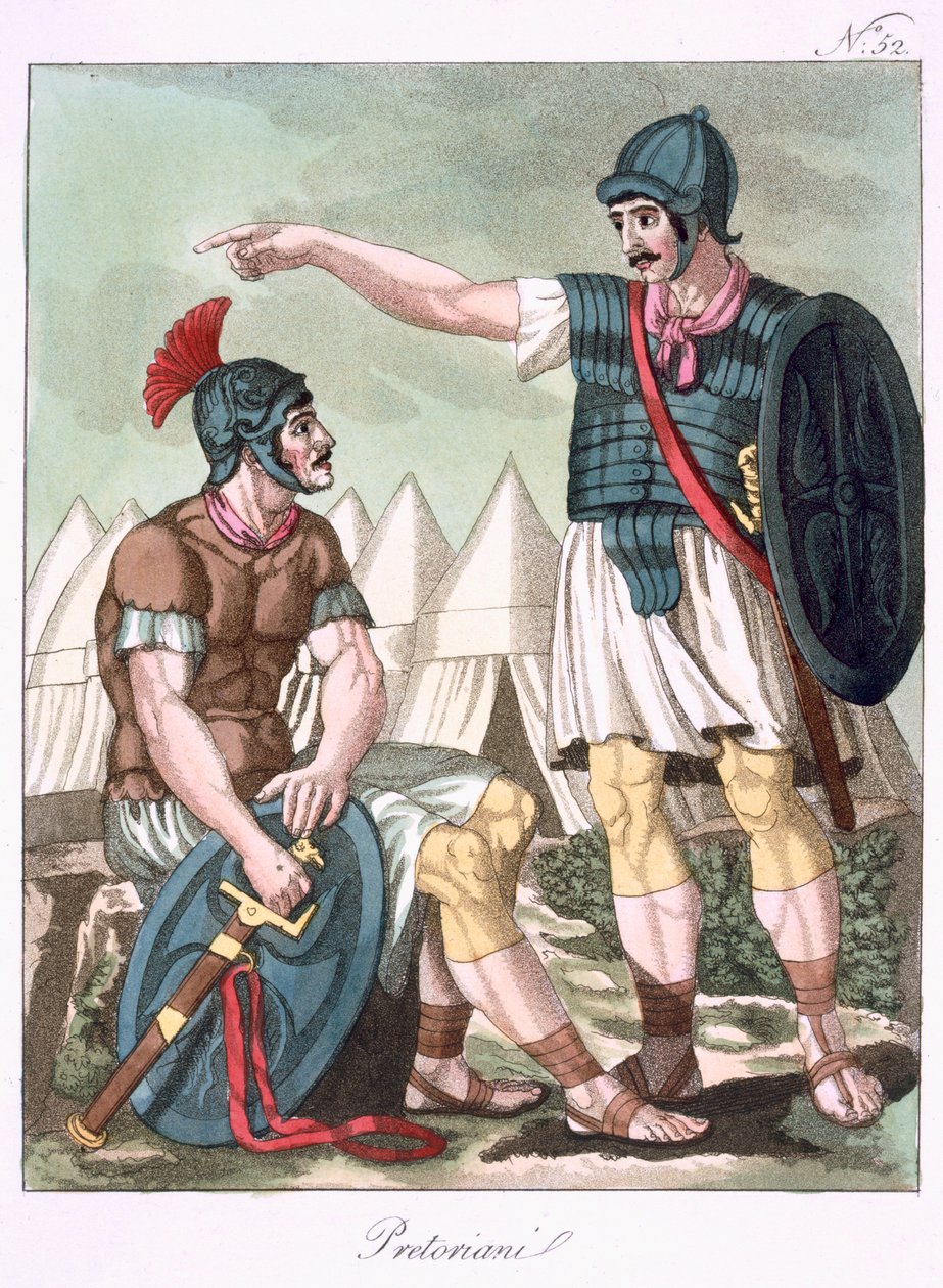 Prætorianergarden, illustration fra 