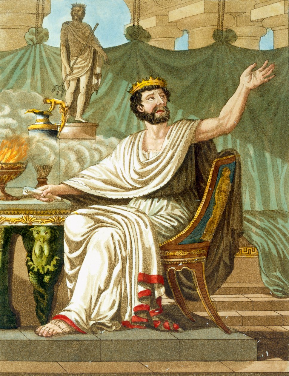 Rex Sacrificulus, illustration fra 