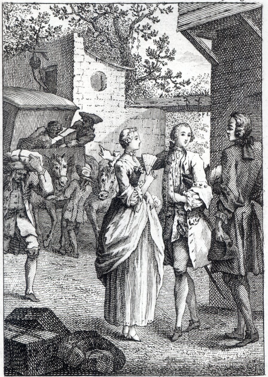 Møde mellem Chevalier Des Greux og Manon, scene fra 