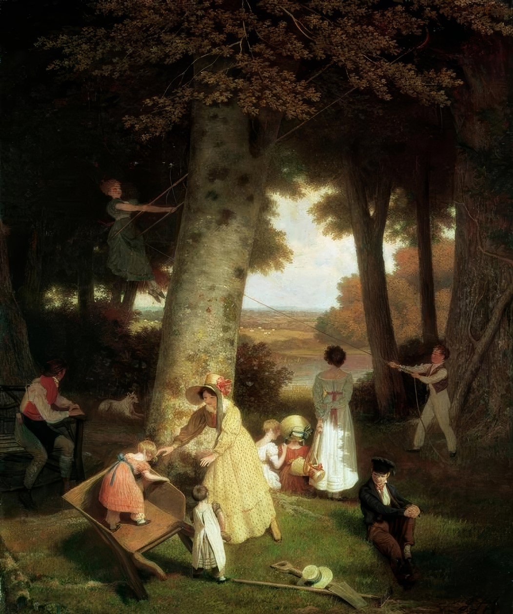 Spillets sted af Jacques Laurent Agasse