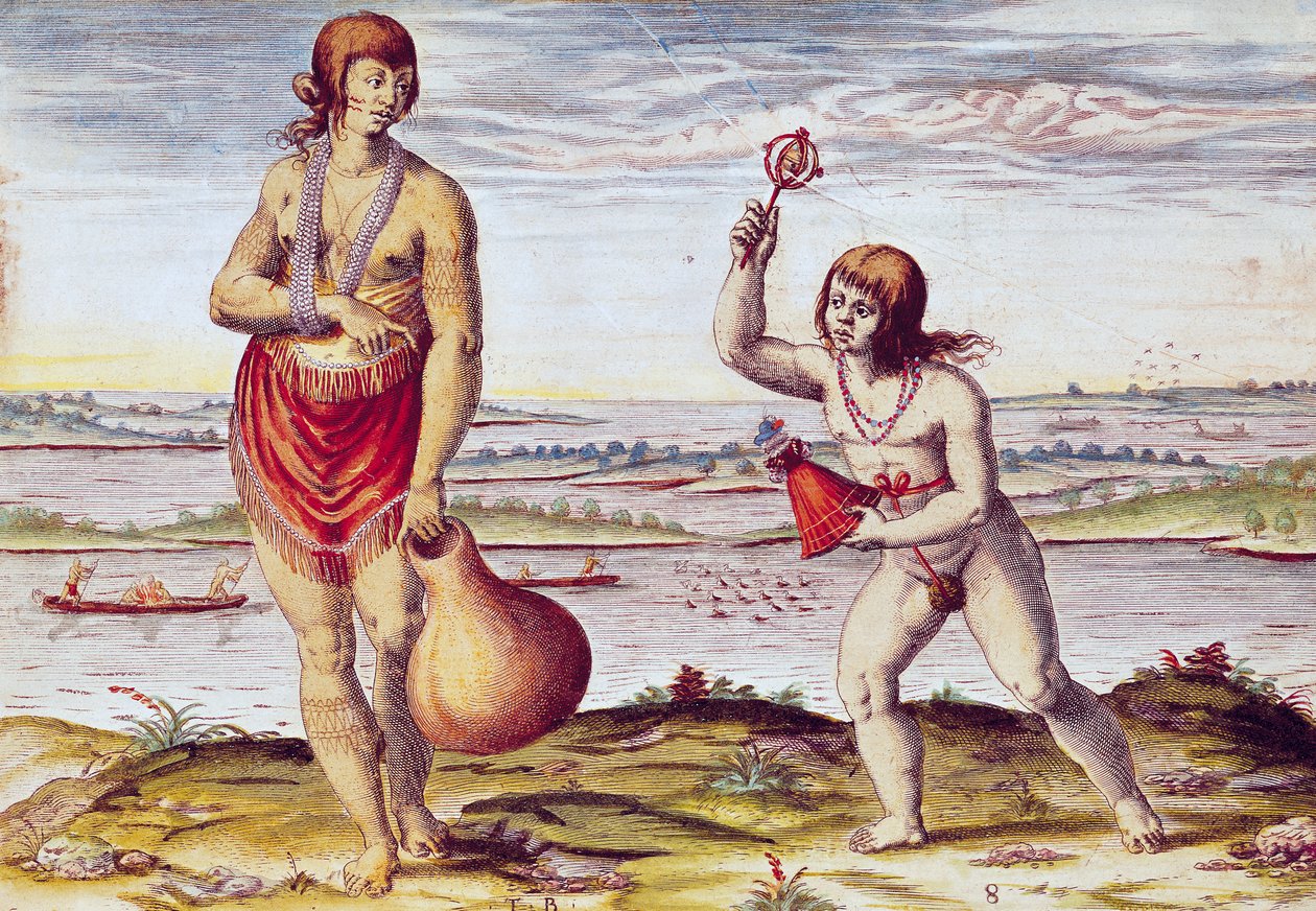 En adelskvinde fra Pomeiooc, fra 