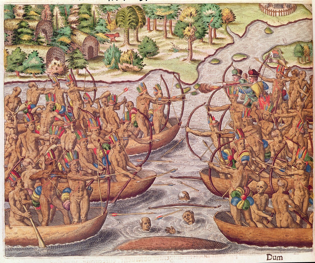 Battle Between Indian Tribes, fra 