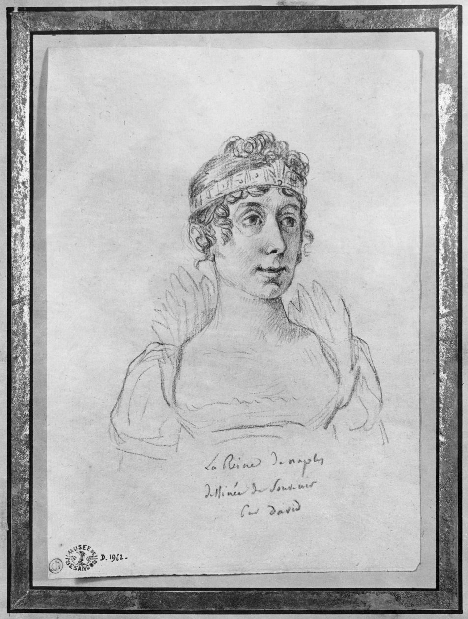 Caroline Bonaparte, dronning af Napoli af Jacques Louis David