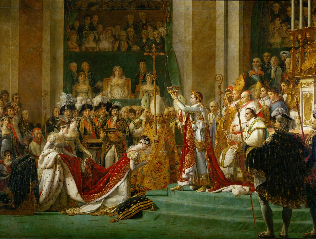 Indvielse af kejser Napoleon I af Jacques Louis David