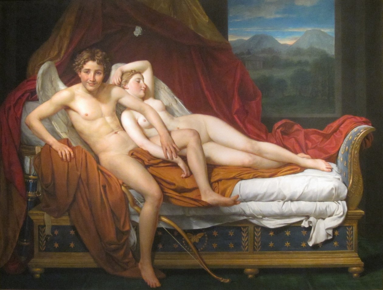 Amor og Psyke af Jacques Louis David