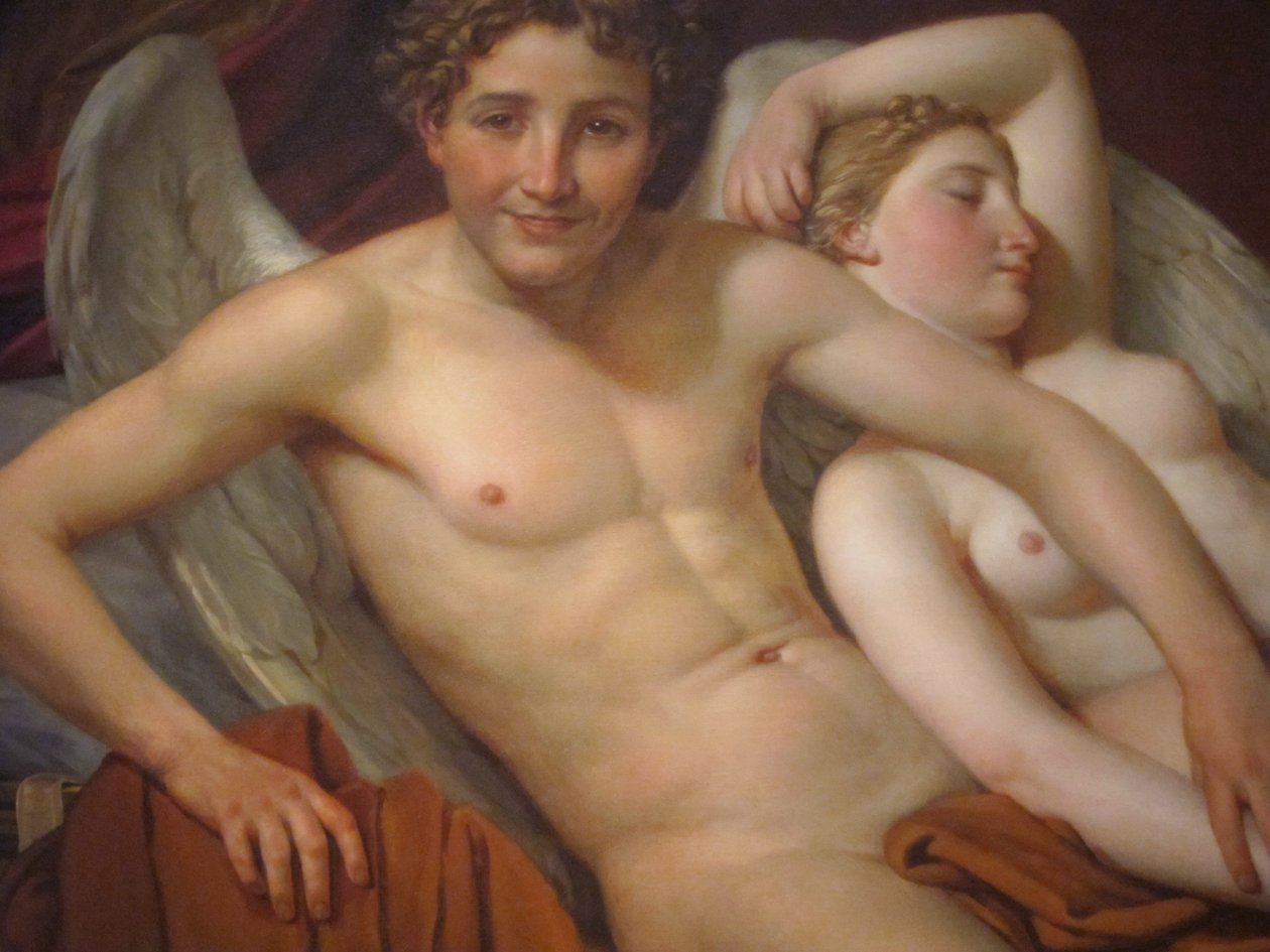 Amor og Psyke af Jacques Louis David