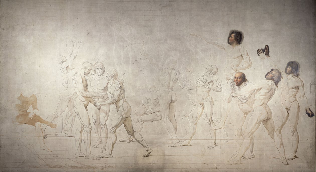 Tennisbanens ed af Jacques Louis David
