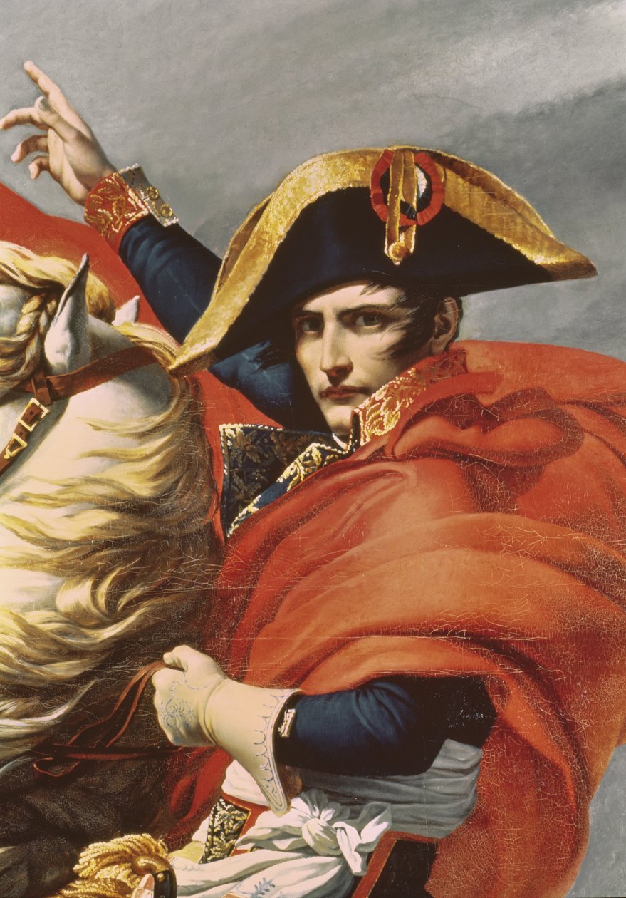 Napoleon (1769-1821) Krydser Alperne den 20. maj 1800, 1802 af Jacques Louis David