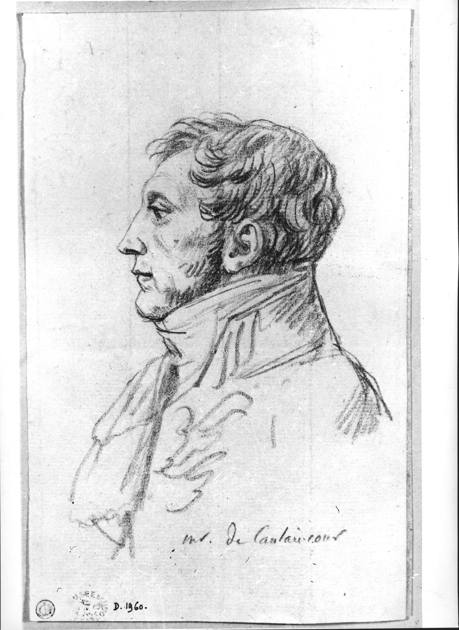 Portræt af Armand Augustin Louis. Marquis de Caulaincourt (1772-1827) af Jacques Louis David