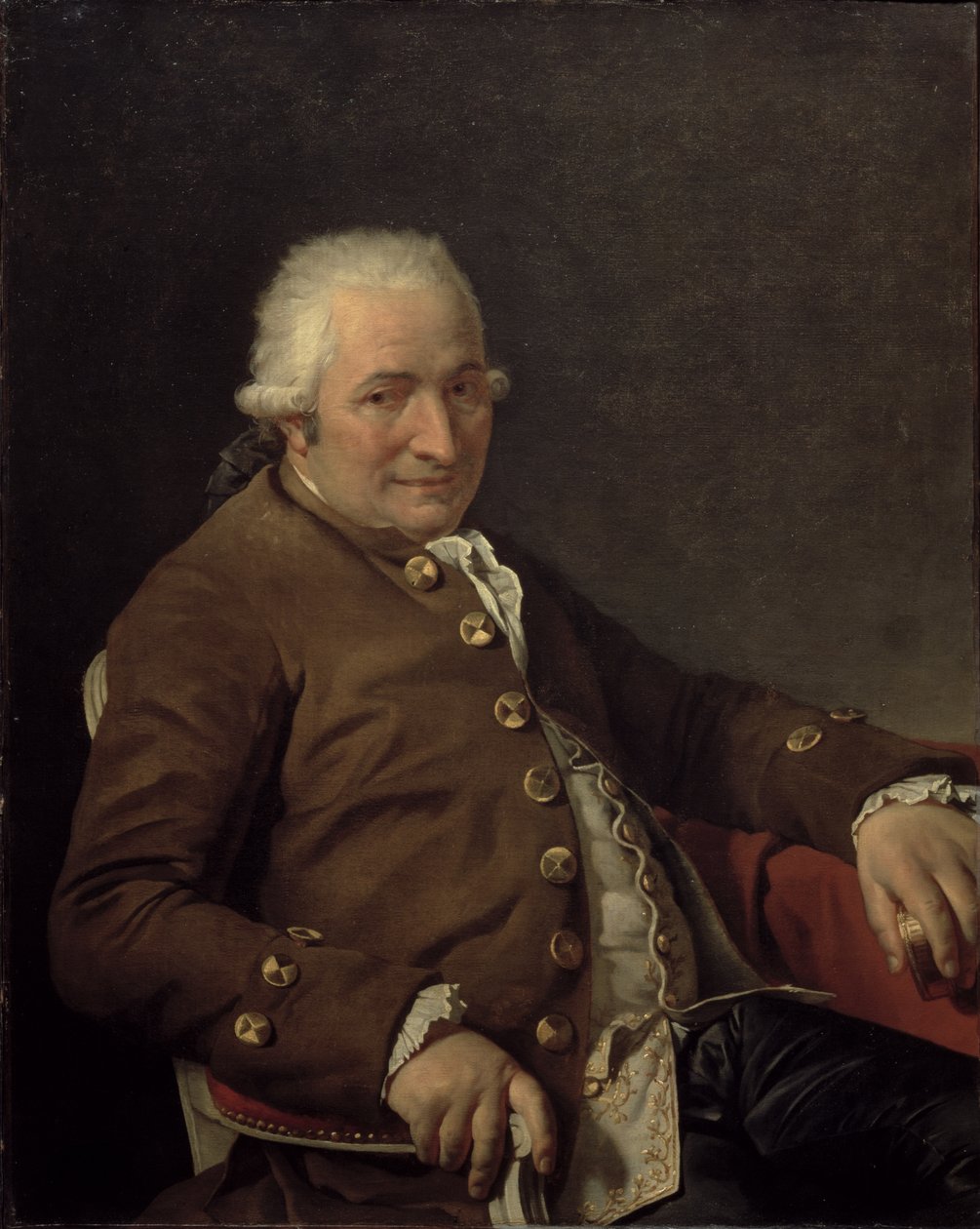 Portræt af Charles-Pierre Pecoul, 1784 af Jacques Louis David