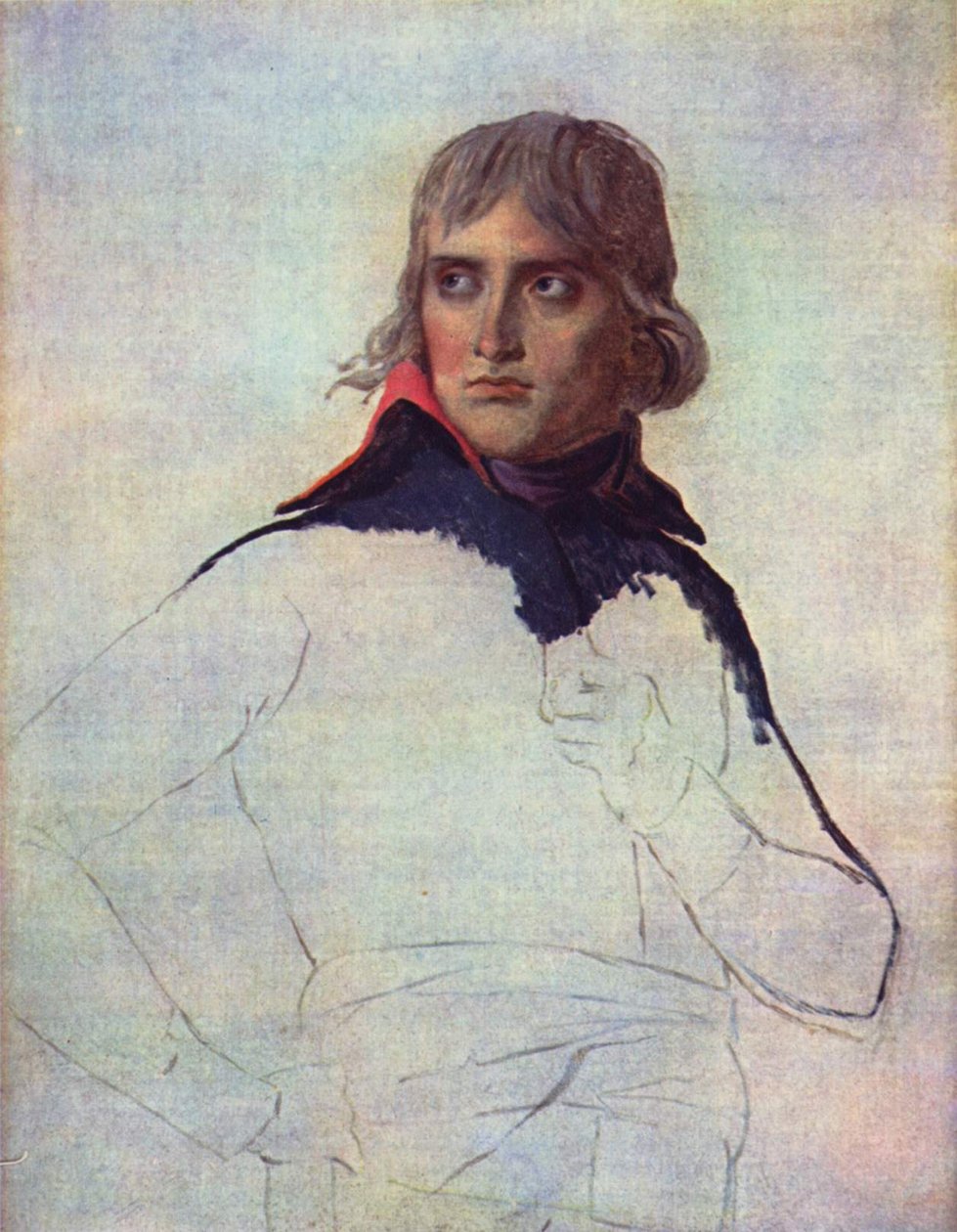Portræt af general Napoleon Bonaparte af Jacques Louis David