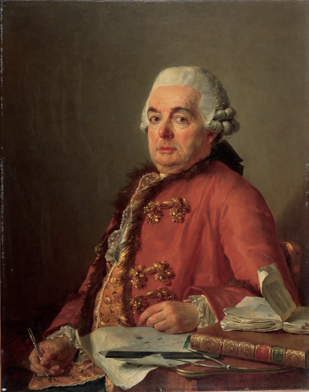 Portræt af Jacques-François Desmaisons af Jacques Louis David