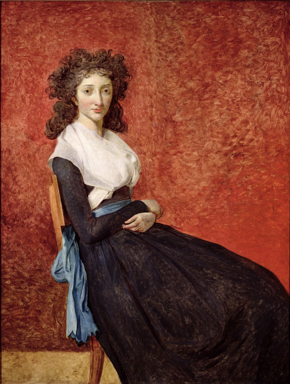 Portræt af Madame Charles-Louis Trudaine (1769-1802) ca. 1791-92 af Jacques Louis David