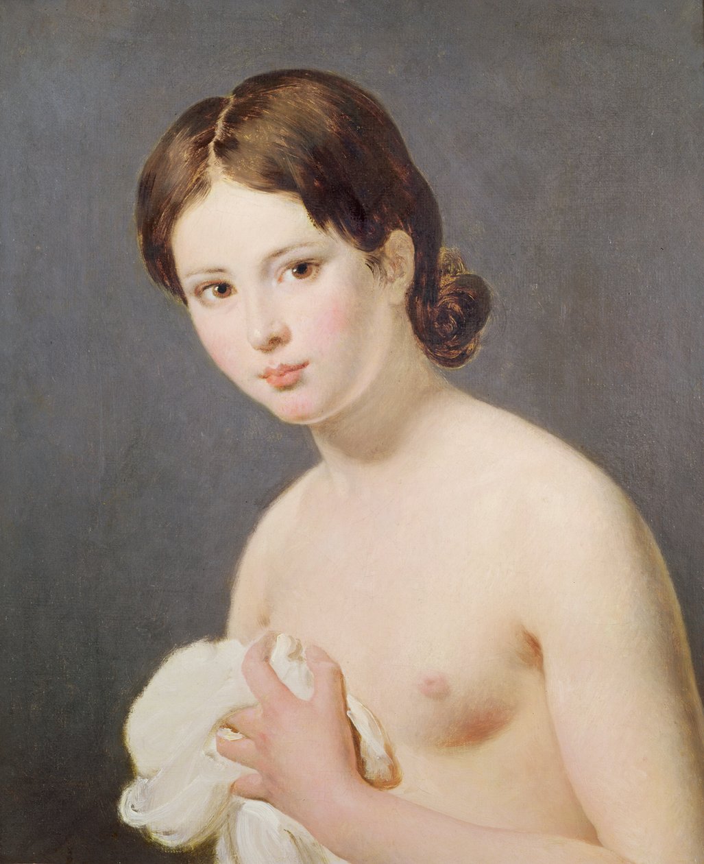 Portræt af en ung pige. c. 1795 af Jacques Louis David